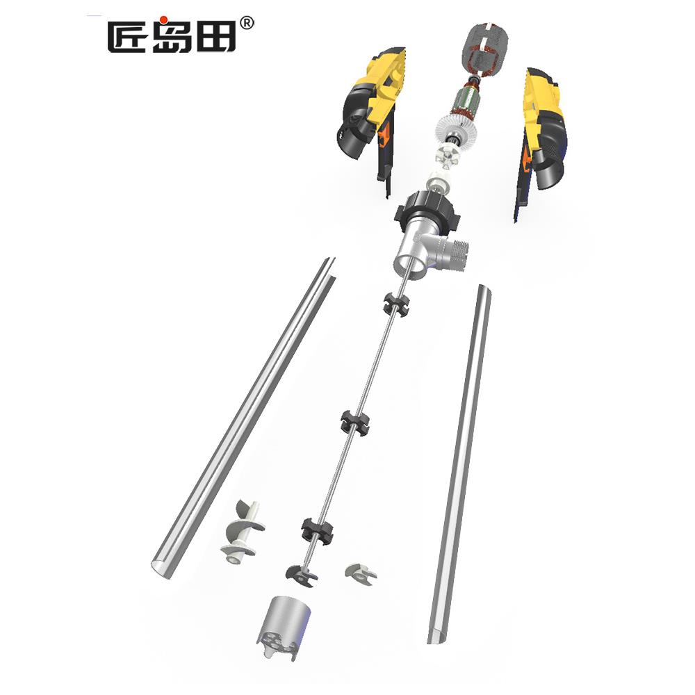 电动油泵配件三通抽油泵叶轮联轴器万向节内杆RPP叶轮四氟叶轮