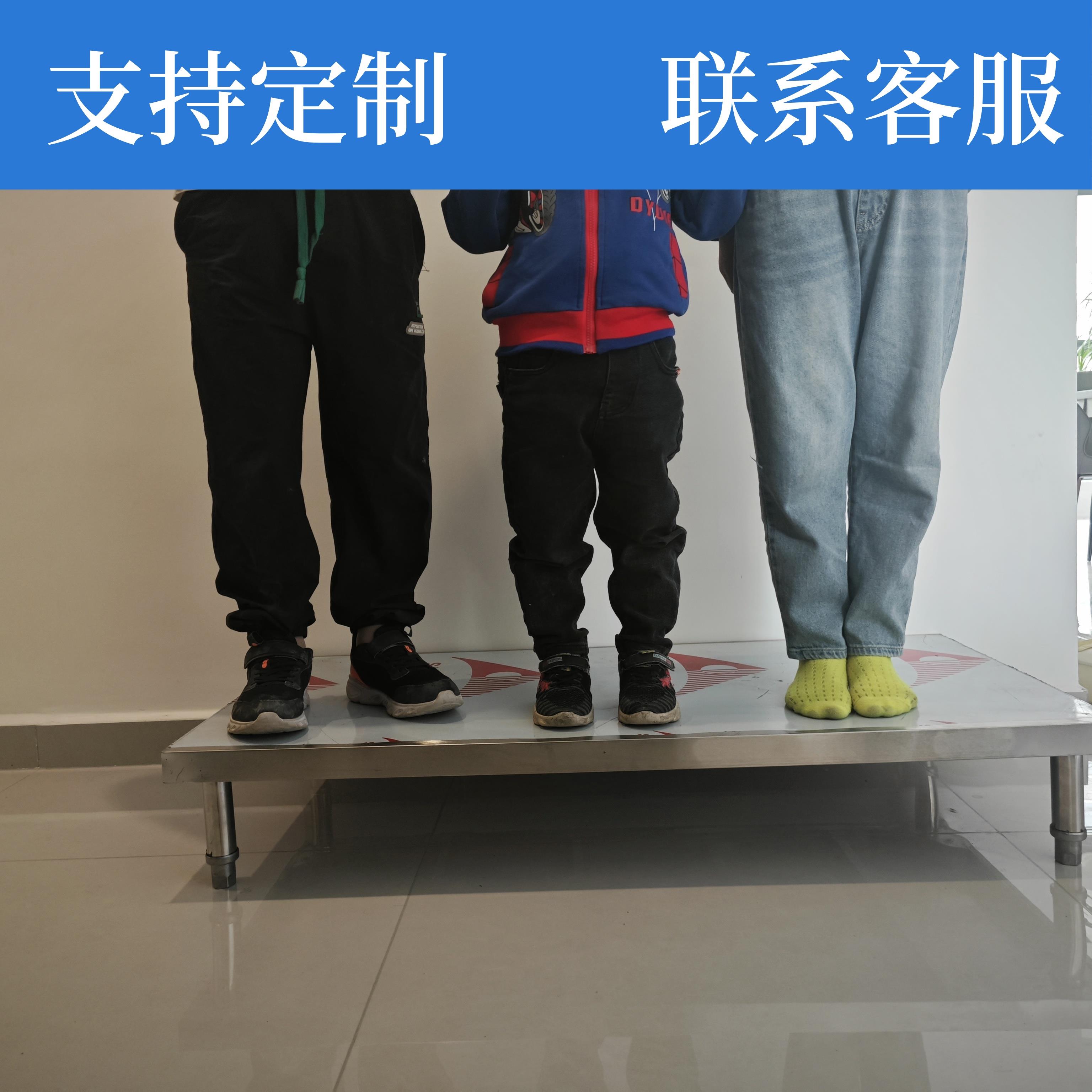 不锈钢置物架单层家用微波炉鱼缸米面底座商用高锅保温桶制冰机架