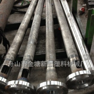 诚信厂家直销双合金注塑机机筒螺杆,40挤出机螺杆机筒