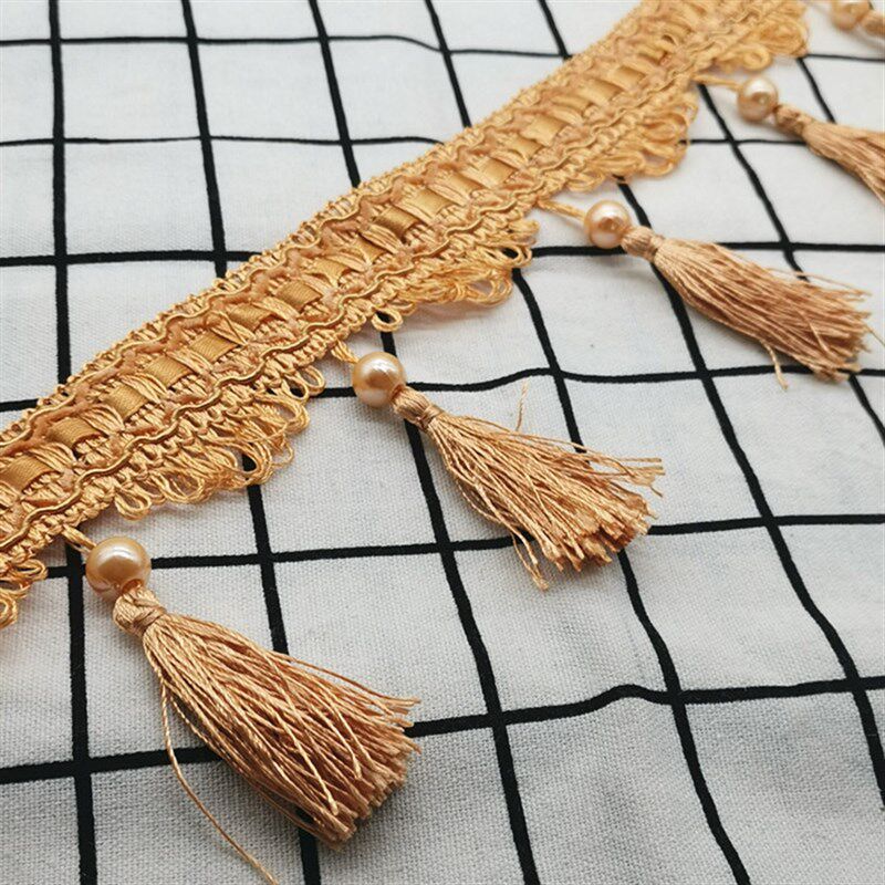 帘边装饰边流苏吊穗吊球辅料珠子吊坠婚庆装饰沙发装饰