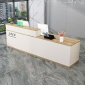 收银台公司前台接待台现代收款 台便利店水果院饭店吧台桌