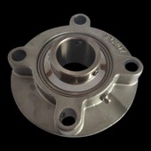 材质圆形轴承座带轴