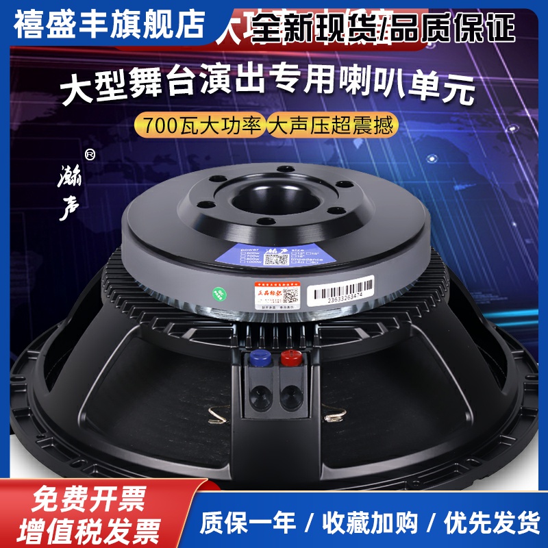 15寸全频低音喇叭220磁100芯700W大功率舞台演出婚庆户外KTV音箱