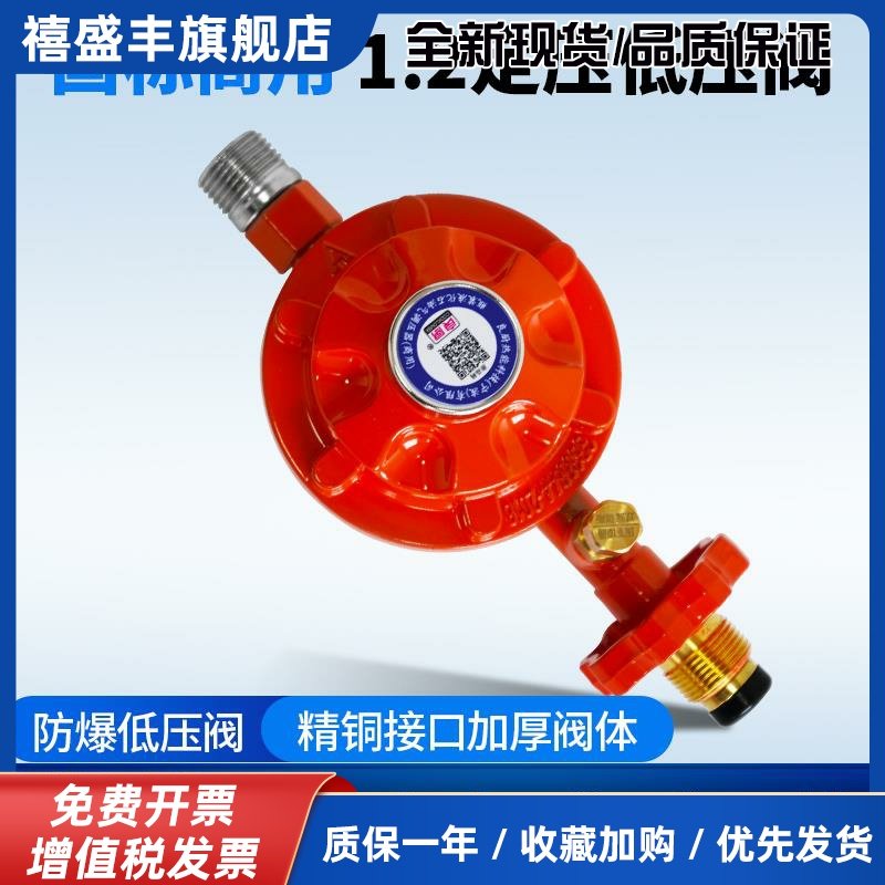 新国标商用液化气瓶减压阀煤气罐安全阀自动关闭低压阀燃气灶阀门