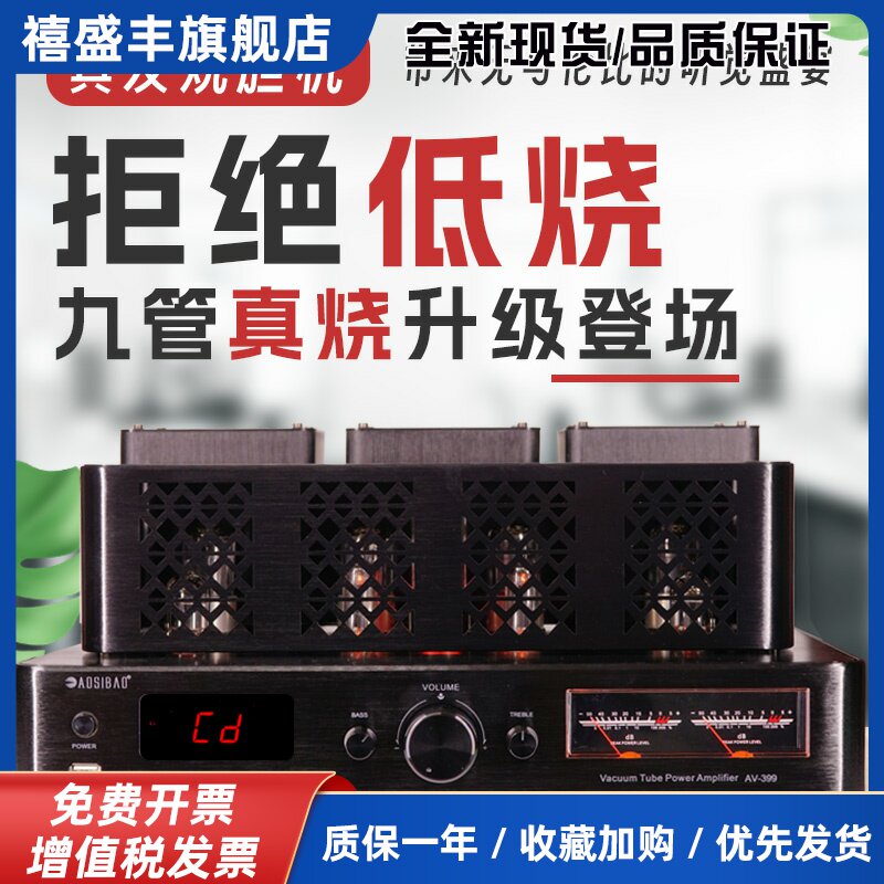 丹麦出口九胆发烧hifi胆机蓝牙功放电子管家用功放机大功率