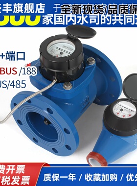 宁波总厂牌智能远传水表光电直读M-BUS RS485端口T188modbus水表