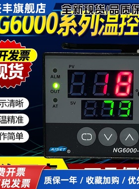 NG-6411-2D上海亚泰仪表AISET温控器NG6000-2/6401V-2N温度表6431
