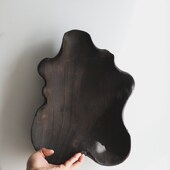 棣装 饰木盘复古风 饰品级感家居壁饰做旧手工艺术装