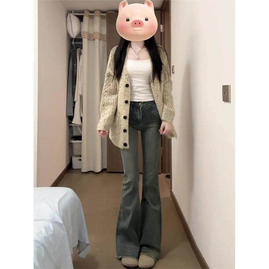 慵懒风软糯毛衣外套女2025秋冬韩系新款宽松显瘦针织开衫外搭上衣