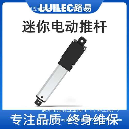 迷你电动推杆微型电机自动伸缩杆直线电机直流12V小型24V升降器