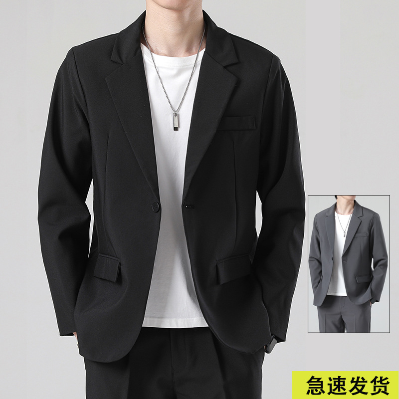 云梦集西服男士韩版修身外套新郎结婚礼服高级商务正装休闲小西装