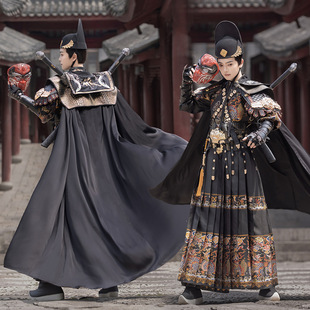 云梦集龙门飞甲汉服锦衣卫男女款正品仿妆花曳撒贴里飞鱼服铠甲甲