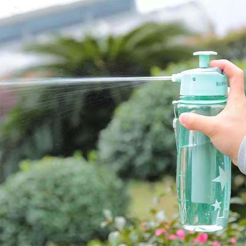 多功能爬山水杯喷雾杯子喷水杯户随手杯