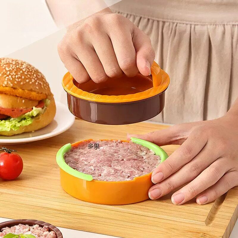 牛肉饼模具汉堡压肉器圆形压饼神器牛排磨具做宝宝煎虾饼自制模型