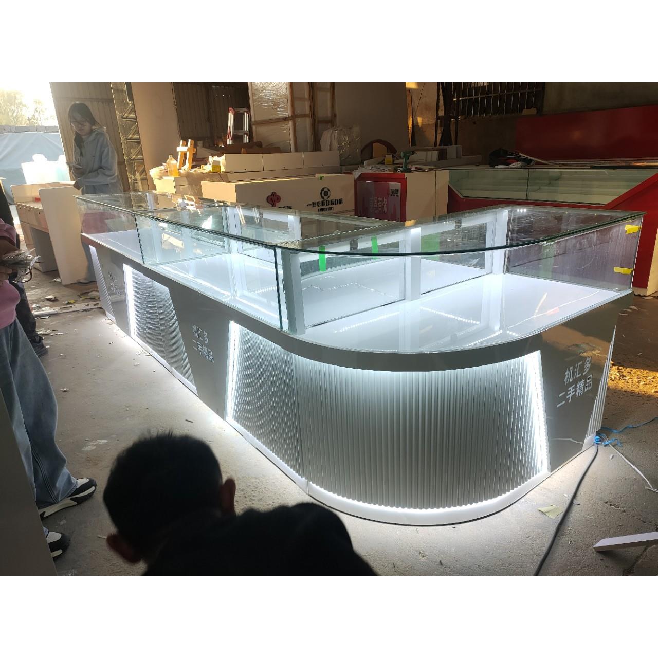 手机手表玻璃柜台珠宝展示柜黄金翡翠眼镜陈列柜玉器饰品展柜