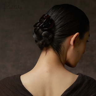 Riotlily/艾特里里豹纹复兴系列发饰简约发夹送女友2026新年礼物