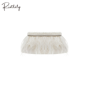 Riotlily/艾特里里时尚包手包米白送女友新年礼物