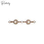 Riotlily 艾特里里浪漫定格系列横夹锆石贵气送女友礼物新年礼物