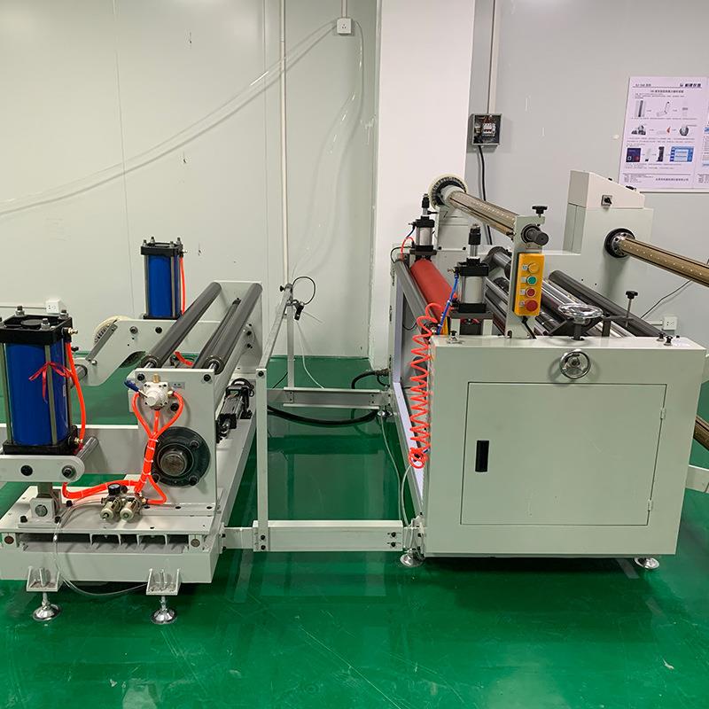 自CUG1膜300自动上分料切机 原纸保护贴合双轴卧式分切机动分切机