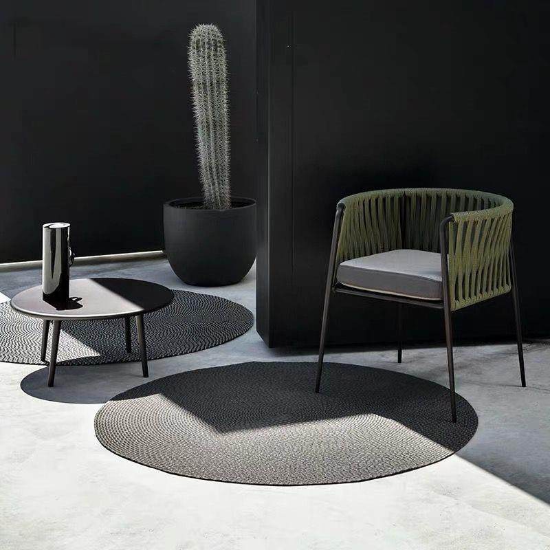 户茶外家具庭院休闲阳台创北欧几组合计师意北欧椅花设园小沙发藤