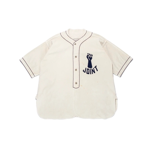 【现货折扣】BOWWOW JOINT BASEBALL SHIRT 棒球短袖休闲衬衫25SS