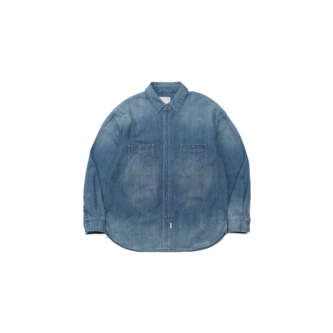 MADNESS MADNESS AGING NEP DENIM WORK SHIRT 水洗牛仔衬衫 26SS