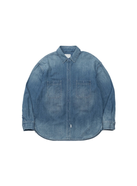 MADNESS MADNESS AGING NEP DENIM WORK SHIRT 水洗牛仔衬衫 26SS
