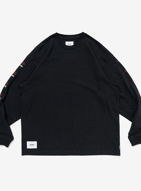 【现货折扣】WTAPS PRTC / LS / COTTON字母印花长袖T恤24AW