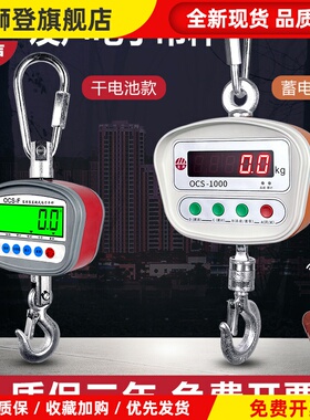 友声电子吊秤500kg家用吊秤1吨吊磅挂秤小吊秤300kg吊称100kgOCS