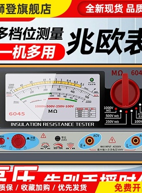 南京天宇TY6017 TY6018 TY6045型绝缘电阻表兆欧表500V 1000V摇表