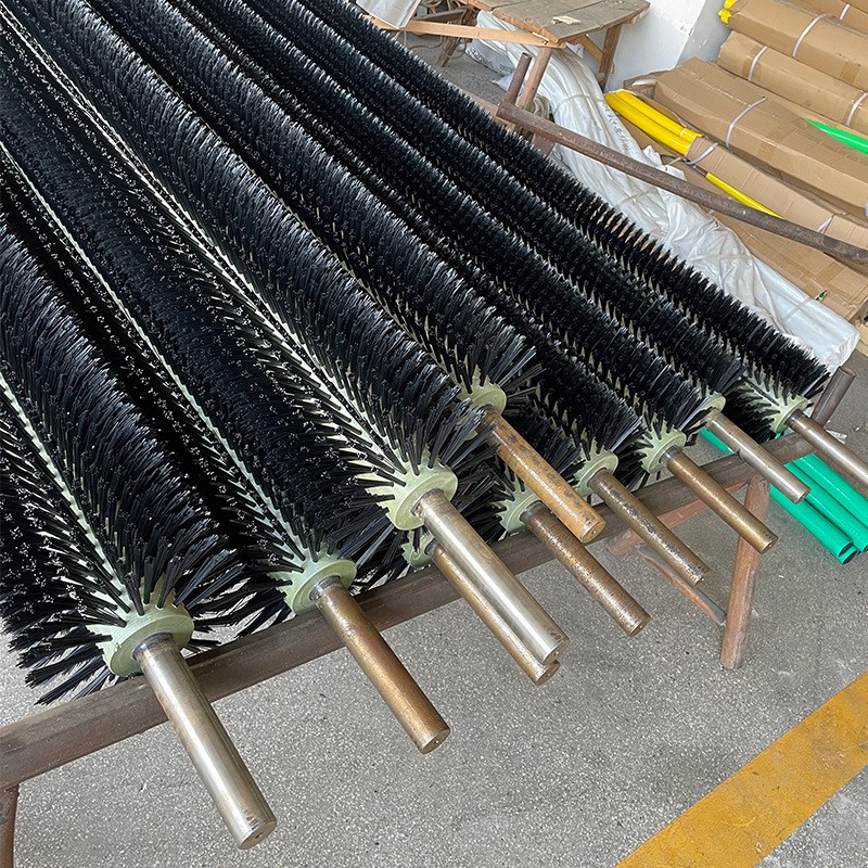 厂家工业毛刷辊滚筒刷圆形除尘刷辊 清洗机毛刷辊机械除锈