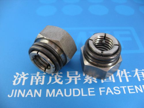 高速铁路机车用不锈钢全金属弹簧箍六角锁紧螺母JB/ZQ6545-2007