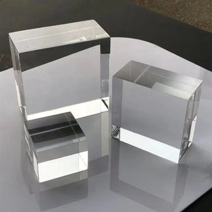 亚克力厚板透明磨砂有机玻璃板加工定制抛光10 100mm