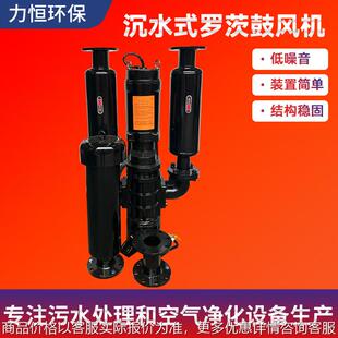 沉水式 罗茨鼓风机一体化水处理水下风机河道治理曝气机沉水风机