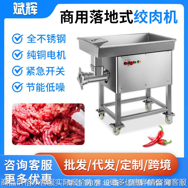 立式大型绞肉机厂家不锈钢商用鲜肉碎肉机多功能全自动绞肉机