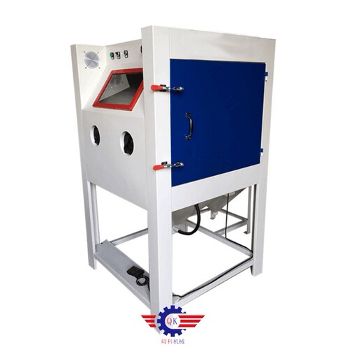 厂家现货 QK-1010带转盘手动喷砂机 非标定制手动式喷砂机