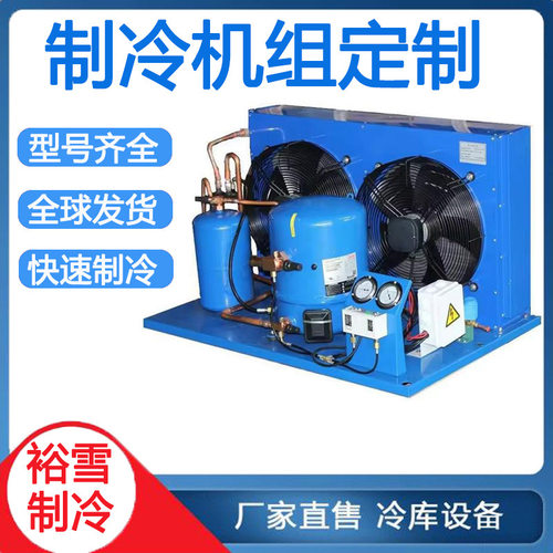 Condensing unit冷库制冷机组保鲜冷冻2.5匹压缩机组