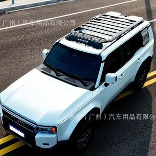 多功能爬梯行李架改装适用24款普拉多专用车顶平台新款霸道LC250