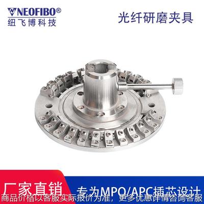 厂家光纤研磨夹具 24芯MPO/MT光纤连接器德迈机型研磨盘 现货