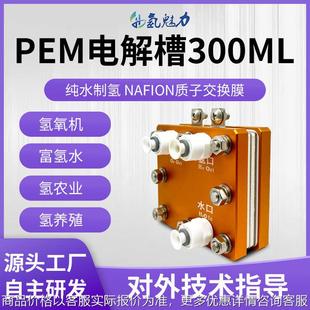 PEM电解槽 300ml纯净水电解制氢吸氢机氢氧分离专用电解槽 20A