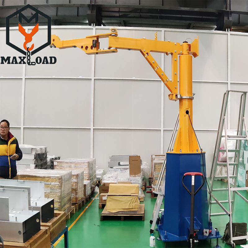 AI助力悬浮智能平衡吊立柱式折臂起重悬臂吊提升机单臂折臂吊