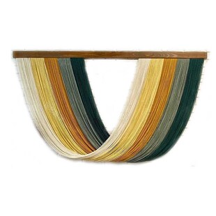 手工编织工艺挂毯墙面装饰挂件民宿酒店软装布艺流苏壁挂背景挂画