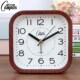 康巴丝静音闹钟床头小台钟老大体字座钟卧室用小钟表