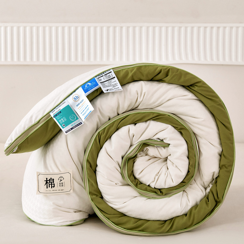 2024原棉双拼提花大豆二合一拉链