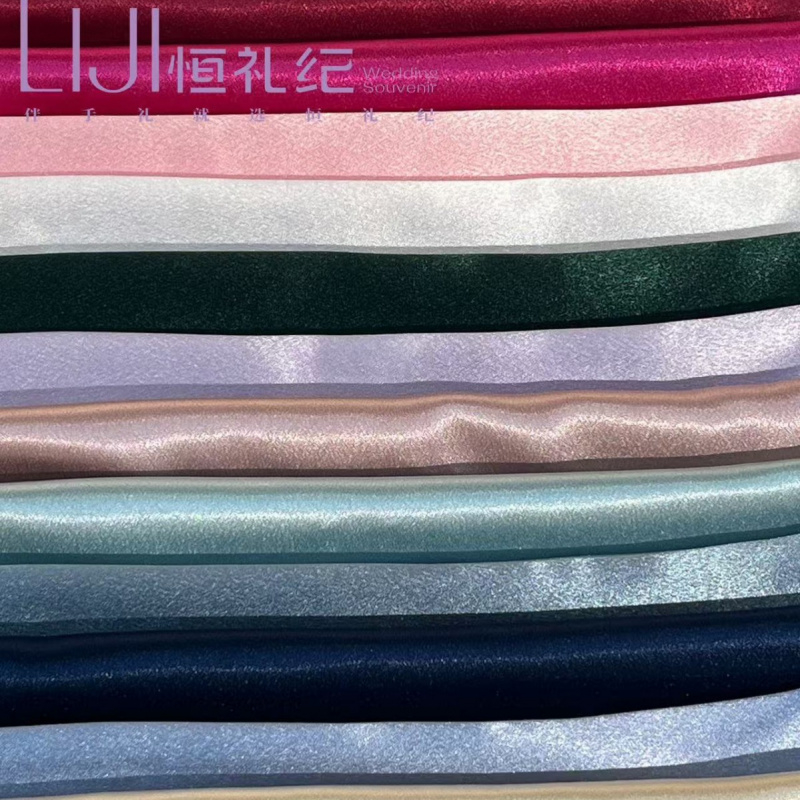 水晶段风吕敷布料伴手礼伴郎伴娘