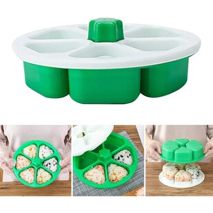 六合一日式寿司模具寿司三角饭团便当盒儿童紫菜包饭制作工具