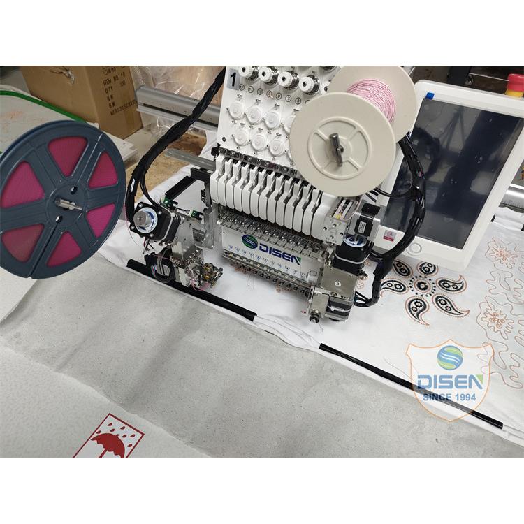 大N豪DSC-GA12电脑系E统特种绣花机DIS绳绣片亮金片刺绣机珠1200x