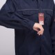 装 防酸碱防静电服工作服蓝色防腐蚀服加油站化工厂工装 款 夏季