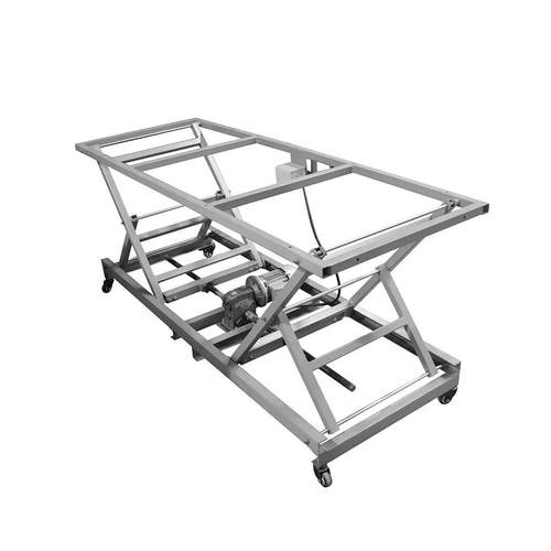 沙发升降工作台剪叉式升降台气动升降台气压升降工作台沙发床垫用