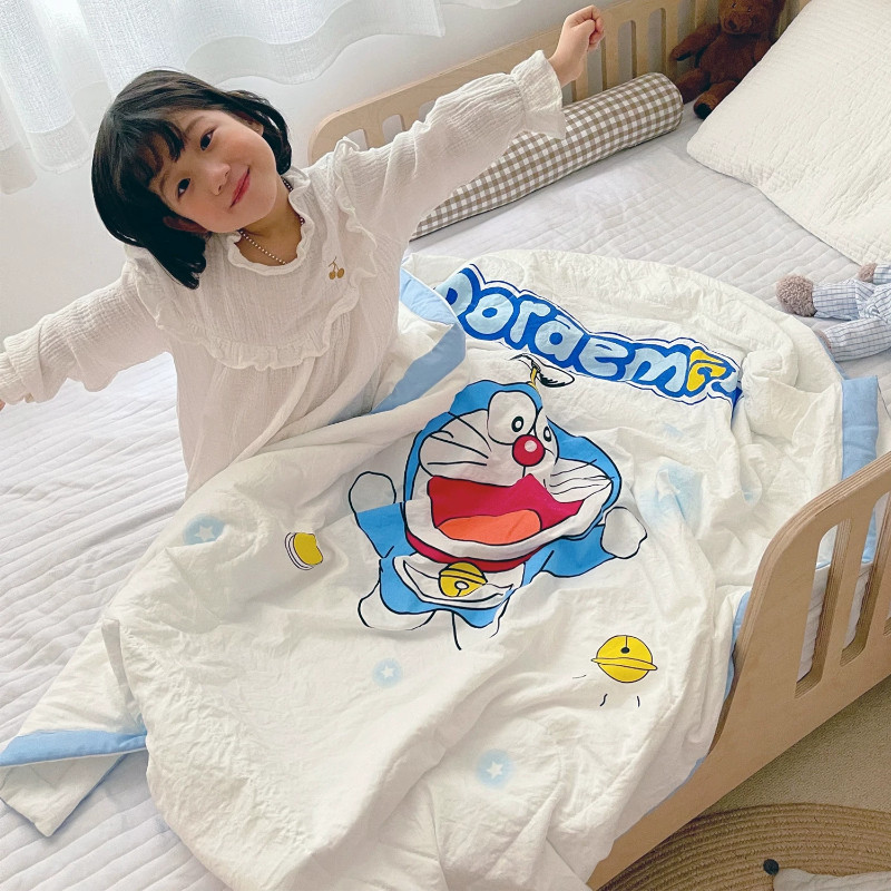 德国儿童空调被叮当猫小被子幼儿园午睡夏凉被男女孩夏天薄款被芯
